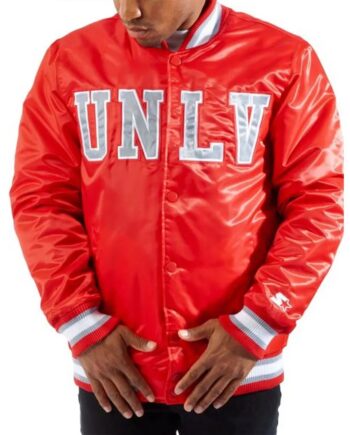 UNLV Runnin Rebels Satin Jacket - Modajacket