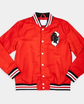 Rutgers Scarlet Knights Retro Logo Bomber Jacket - Modajacket