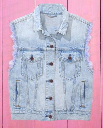 Ryan Gosling Barbie Blue Denim Vest - Modajacket