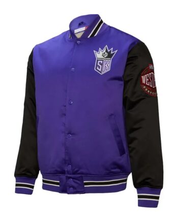 Primetime Sacramento Kings Purple and Black Jacket - Modajacket