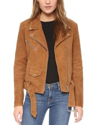 Michelle Morgan Heartland Season 14 Suede Leather Jacket - Modajacket