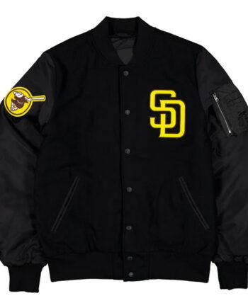 San Diego Padres MA-1 Historic Varsity Jacket - Modajacket