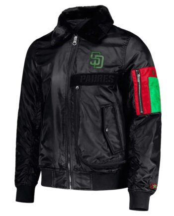 San Diego Padres Ty Mopkins Black Jacket - Modajacket