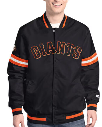 San Francisco Giants Scout Varsity Satin Jacket - Modajacket