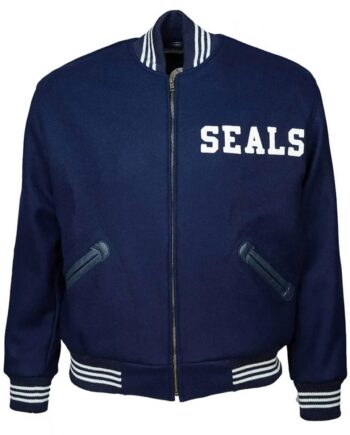 Varsity 1955 SF Seals Wool Blue Jacket - Modajacket