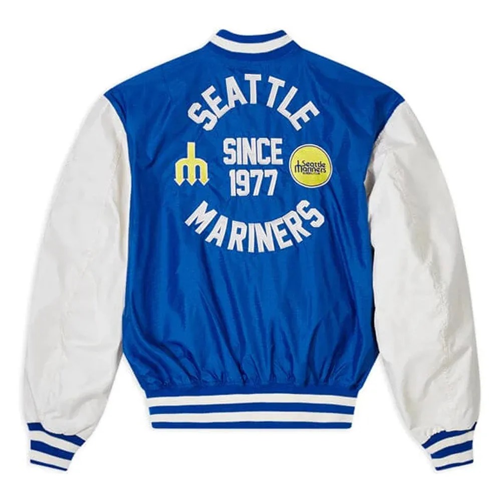 Seattle Mariners New Era Bomber Jacket 2 Seattle Mariners New Era Bomber Jacket