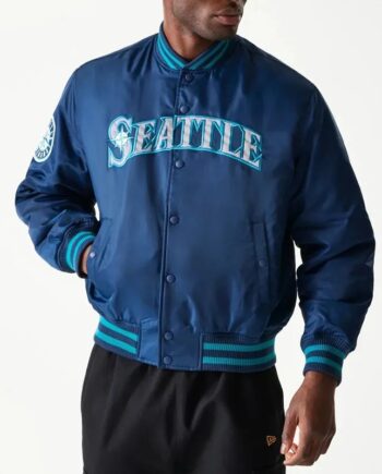 Seattle Mariners Navy Stadium Jacket - Modajacket