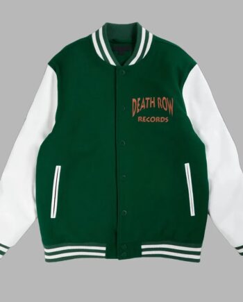 Death Row Records Snoop Dogg Green Varsity Jacket - Modajacket