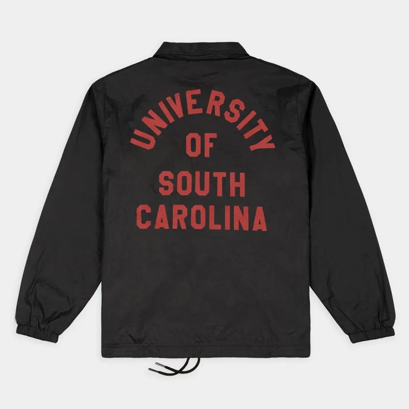 South Carolina Gamecocks Vintage Logo Coaches Jacket 2 South Carolina Gamecocks Vintage Logo Coaches Jacket
