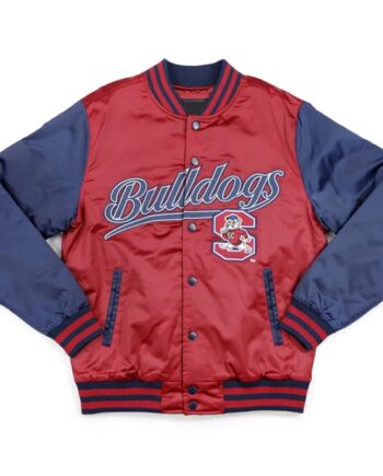 South Carolina State Navy & Red Baseball Jacket - Modajacket