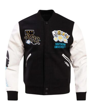Southern University Homecoming Black Varsity Jacket - Modajacket