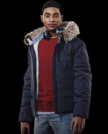 Spider-Man Miles Morales Hooded Parka - Modajacket