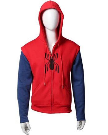 Tom Holland Spiderman Zip Up Hoodie - Modajacket