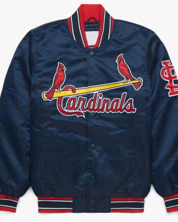 St. Louis Cardinals Navy Bomber Jacket - Modajacket