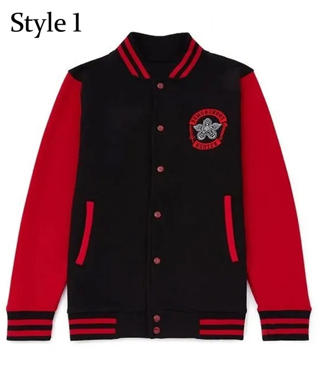 Varsity Demogorgon Hunter Stranger Things Wool Jacket 1 Varsity Demogorgon Hunter Stranger Things Wool Jacket - Modajacket