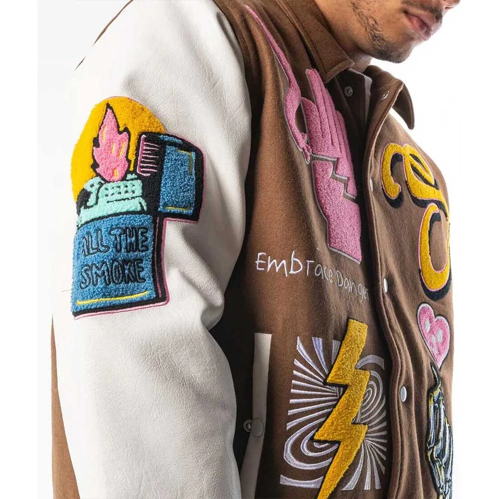 Sugarhill Danger Varsity Jacket 14 Sugarhill Danger Varsity Jacket