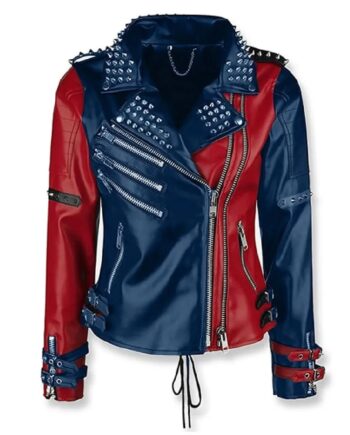 Harley Quinn Suicide Squad Studded Leather Jacket - Modajacket