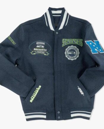 Seattle Seahawks Super Bowl Champions Varsity Jacket - Modajacket
