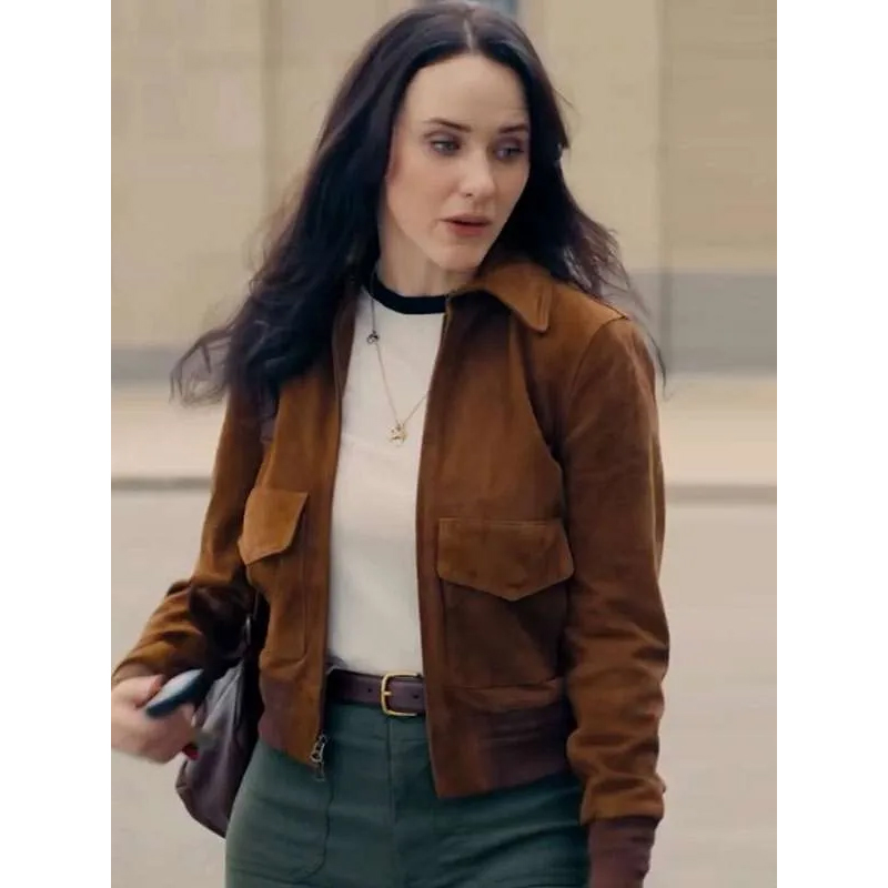 Superman Rachel Brosnahan Suede Jacket 2 Superman Rachel Brosnahan Suede Jacket