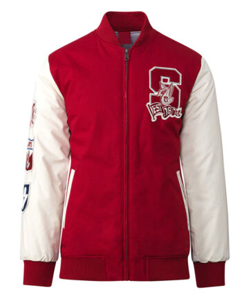 Sydney Swans Collegiate Red and White Varsity Jacket - Modajacket
