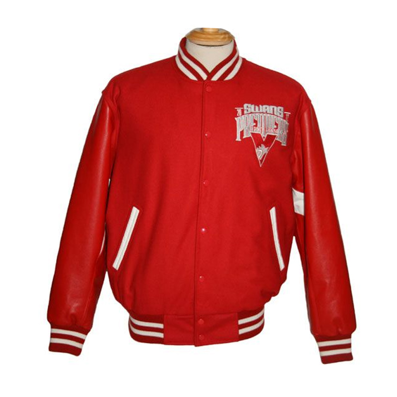 Collegiate Sydney Swans Red Varsity Jacket 1 Collegiate Sydney Swans Red Varsity Jacket - Modajacket