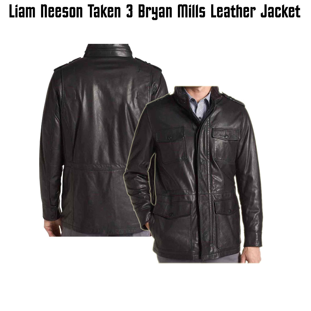 Liam Neeson Taken 3 Leather Jacket 4 Liam Neeson Taken 3 Leather Jacket