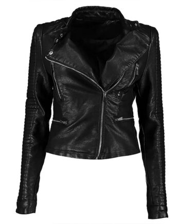 Shameless S11 Kate Miner Leather Jacket - Modajacket
