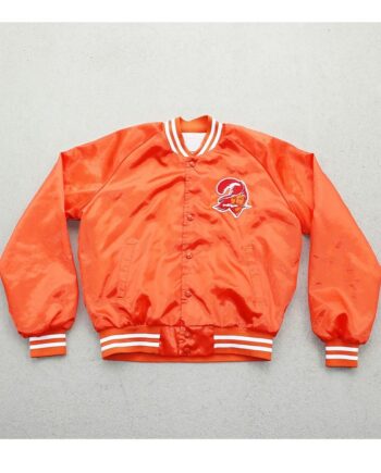 Tampa Bay Buccaneers Bomber Satin Jacket - Modajacket
