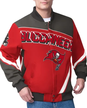 Tampa Bay Buccaneers Maximum Racing Red Jacket - Modajacket