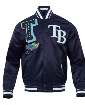 Tampa Bay Rays Mashup Satin Jacket - Modajacket