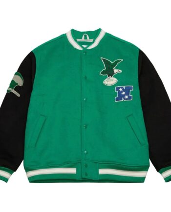Philadelphia Eagles Team Legacy Varsity Jacket - Modajacket