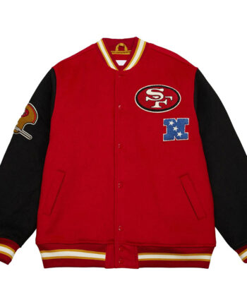 San Francisco 49ers Team Legacy Varsity Jacket - Modajacket