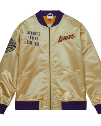 LA Lakers Team OG 2.0 Gold Satin Jacket - Modajacket