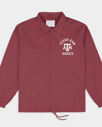 Texas A&M Aggies Classic Monogram Coaches Jacket - Modajacket