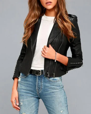 Lauren Bushnell The Bachelor Studded Leather Jacket - Modajacket