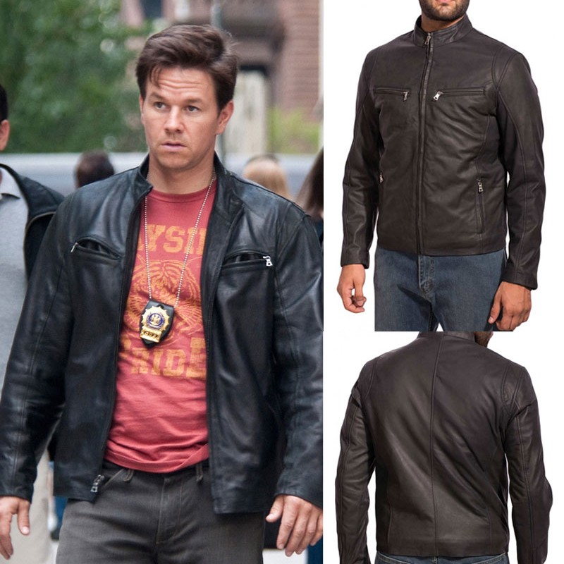 Mark Wahlberg The Other Guys Leather Jacket 5 Mark Wahlberg The Other Guys Leather Jacket