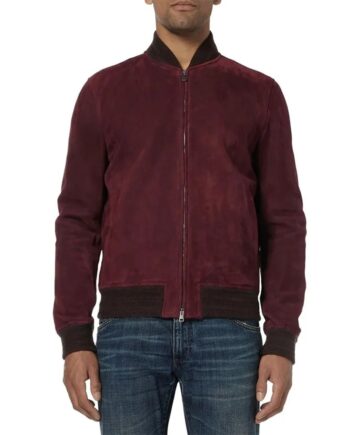 The Slap Zachary Quinto Burgundy Bomber Jacket - Modajacket