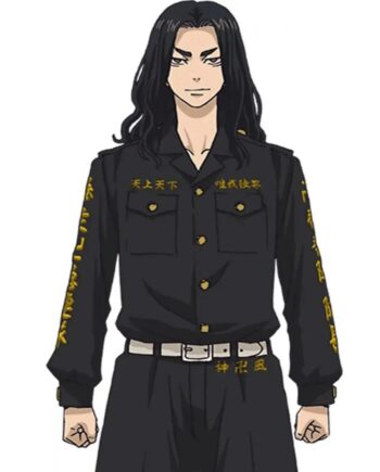 Tokyo Revengers Manji Gang Cotton Black Jacket - Modajacket