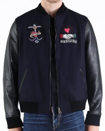 Spider-Man Homecoming NY Photocall Varsity Black Jacket - Modajacket