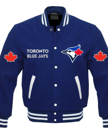 Toronto Blue Jays Varsity Royal Wool Jacket - Modajacket