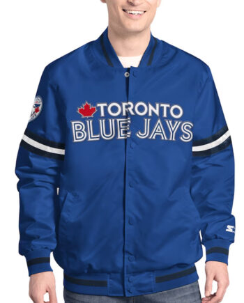 Toronto Blue Jays Scout Varsity Satin Jacket - Modajacket