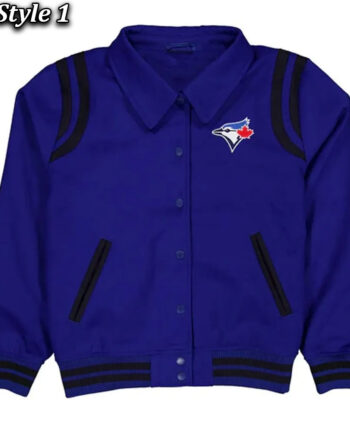 Toronto Blue Jays Sport Night Teddy Varsity Jacket - Modajacket