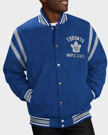 Toronto Maple Leafs Tailback Blue Varsity Jacket - Modajacket