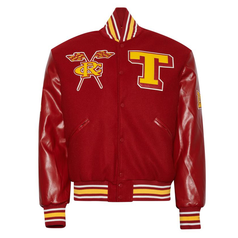 Tuskegee University Red Varsity Jacket 1 Tuskegee University Red Varsity Jacket - Modajacket