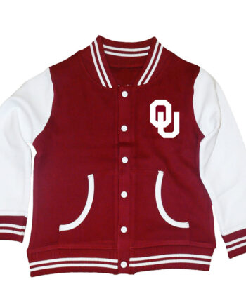 Oklahoma Sooners Varsity Wool and Leather Jacket - Modajacket