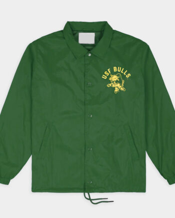 USF Bulls Vintage Golden Brahman Coaches Jacket - Modajacket