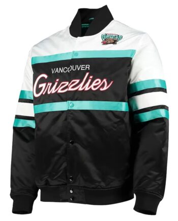 Special Script Vancouver Grizzlies Black Jacket - Modajacket