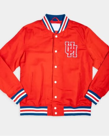 Houston Cougars Vintage UH Athletic Red Bomber Jacket - Modajacket