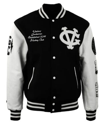 Violent Gentlemen Hockey Club Varsity Jacket - Modajacket