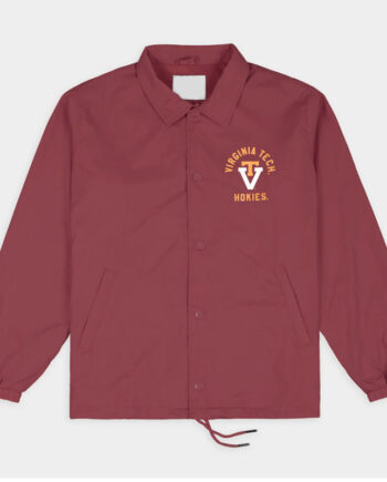 Virginia Tech Hokies Vintage VT Coaches Jacket - Modajacket